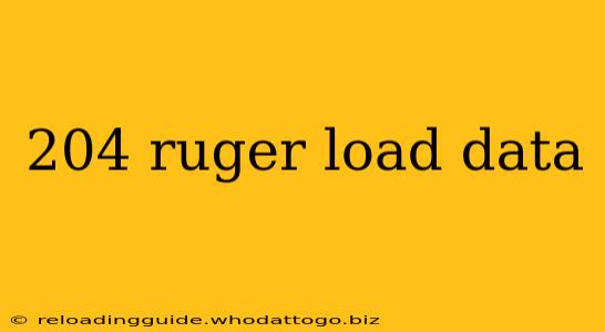 204 ruger load data