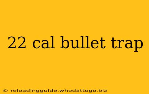 22 cal bullet trap