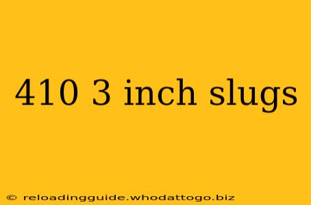 410 3 inch slugs