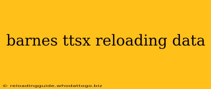 barnes ttsx reloading data