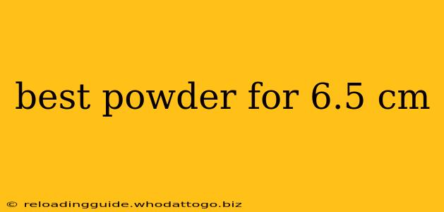 best powder for 6.5 cm