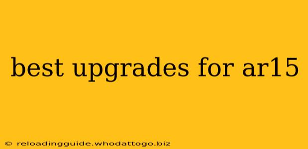 best upgrades for ar15