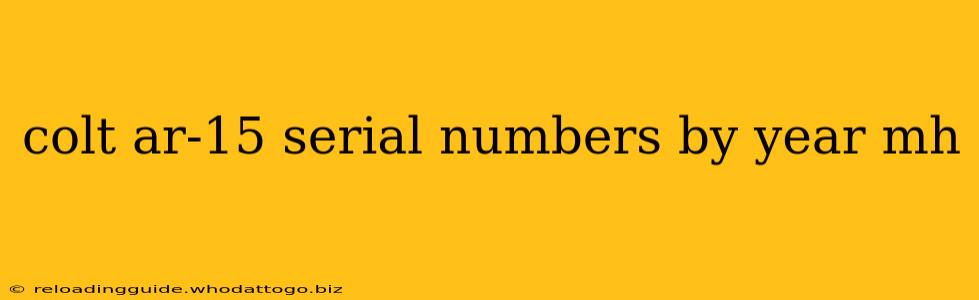 colt ar-15 serial numbers by year mh