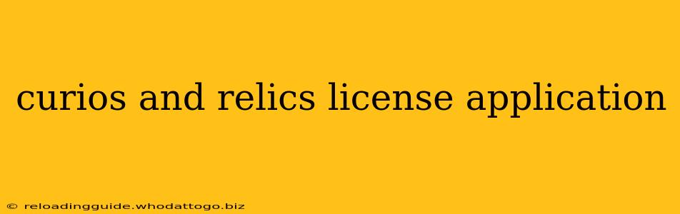 curios and relics license application