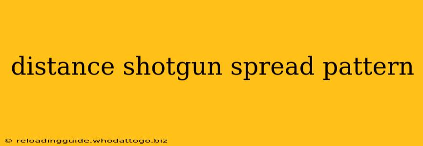 distance shotgun spread pattern