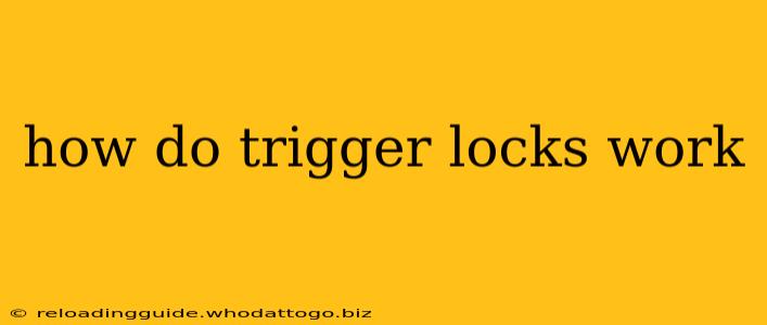 how do trigger locks work