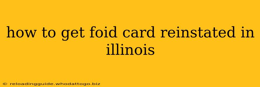 how to get foid card reinstated in illinois