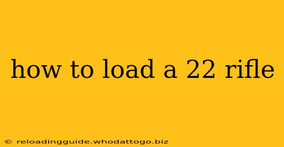 how to load a 22 rifle