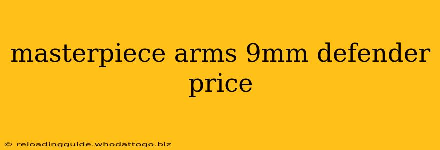 masterpiece arms 9mm defender price