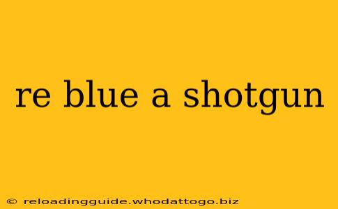 re blue a shotgun