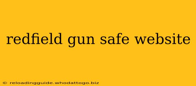 redfield gun safe website