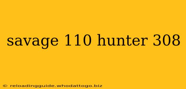 savage 110 hunter 308