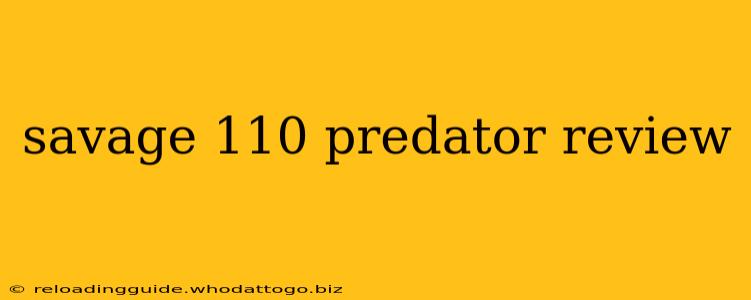 savage 110 predator review