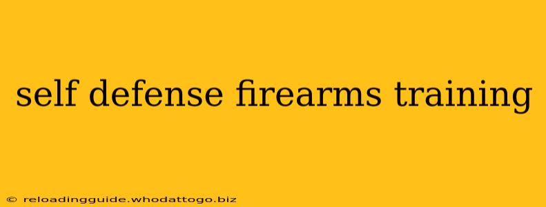 self defense firearms training