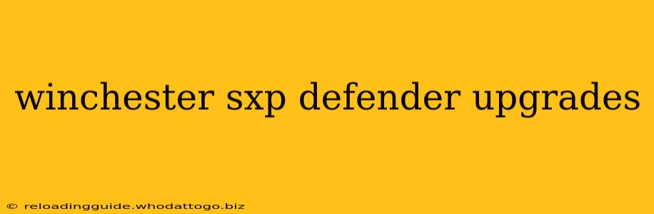 winchester sxp defender upgrades